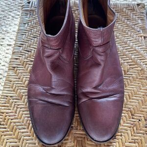 Anthology Paris. Burgundy color ankle boots size 38